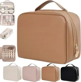 abiudeng-kosmetyczka-damska-wodoodporna-organizer-karmelowa