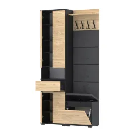 garderoba-100x30cm-supra50-vb50-4-panele-wp50-d1n1-czarny-olejowany