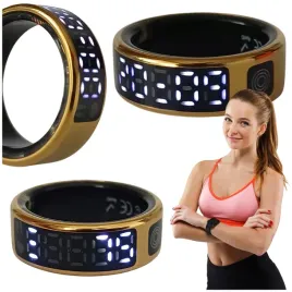 smart-ring-inteligentny-pierscien-wyswietlacz-puls-kroki-gold-rozmiar-9
