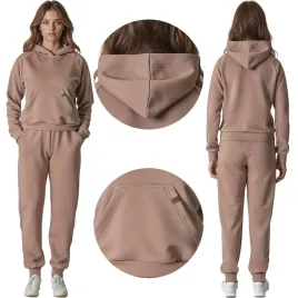 vivisence-9203kmpl-bezowy-bawelna-komplet-damski-bluza-spodnie-2xl-dresy