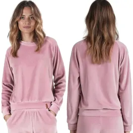 vivisence-9005-rozowy-welurowa-sportowa-bawelna-nierozpinana-xl-bluza