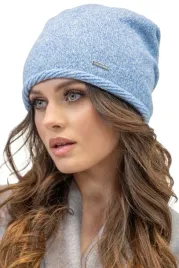 vivisence-7087-blekitny-melanz-ciepla-elegancka-welna-niebieski-czapka