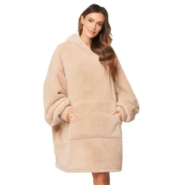 vivisence-5028-bezowy-bluza-oversize-uniwersalny-rozmiar-szlafrok