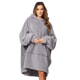 vivisence-5028-szary-bluza-oversize-uniwersalny-rozmiar-szlafrok