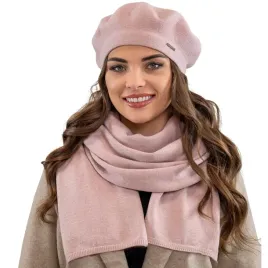 vivisence-7005kmpl-rozowy-uniwersalny-cieply-komplet-welna-beret-szalik