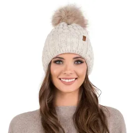 czapka-zimowa-z-pomponem-bezowy-vivisence-7015-ciepla-na-zime
