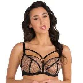 gorsenia-k807-cora-czarny-biustonosz-miekki-70e-soft-odpinane-ozdobne-paski