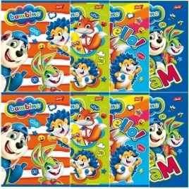 zeszyt-bambino-a5-16-kartek-kratka-unipap-szkolny-laminowany-8-szt
