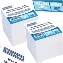 kostka-nieklejona-800-kart-90x90x85-bloczek-biurowy-bialy-xxl-donau-2szt