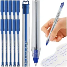 dlugopis-niebieski-pelikan-hang-stick-1-0mm-biurowy-z-zatyczka-10-szt