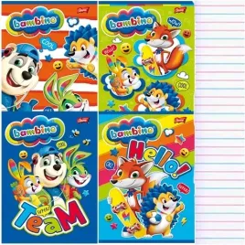 zeszyt-bambino-a5-3-linia-dwukolorowa-16-kartek-szkolny-laminowany-4-szt