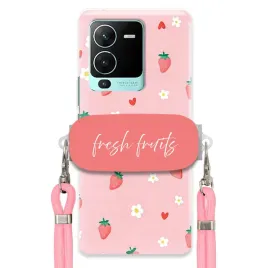 etui-do-vivo-s15-pro-uchwyt-rozowy-sznurek-pink-fresh-fruits-truskawki