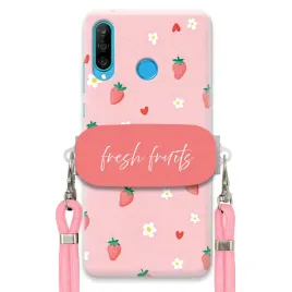 etui-do-huawei-p30-lite-uchwyt-rozowy-sznurek-pink-fresh-fruits-urocze