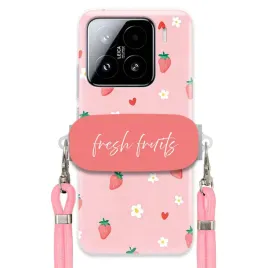 etui-do-xiaomi-15-uchwyt-rozowy-sznurek-pink-fresh-fruits-truskawki-cute