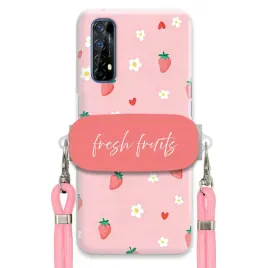 etui-do-realme-7-uchwyt-rozowy-sznurek-pink-fresh-fruits-truskawki-urocze