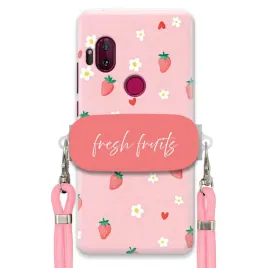 etui-do-motorola-one-hyper-uchwyt-rozowy-sznurek-pink-fresh-fruits-urocze