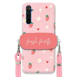 etui-do-realme-6-pro-uchwyt-rozowy-sznurek-pink-fresh-fruits-truskawki