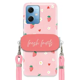 etui-do-xiaomi-poco-x5-uchwyt-rozowy-sznurek-pink-fresh-fruits-truskawki