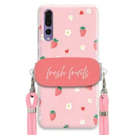 etui-do-huawei-p20-plus-uchwyt-rozowy-sznurek-pink-fresh-fruits-urocze