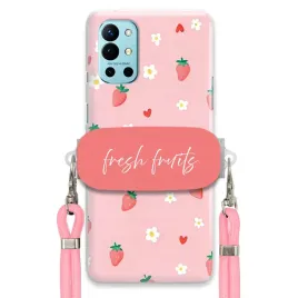 etui-do-oneplus-9r-uchwyt-rozowy-sznurek-pink-fresh-fruits-truskawki-cute
