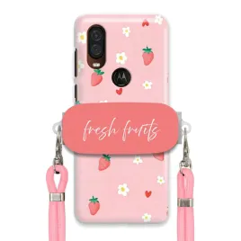 etui-do-motorola-one-vision-uchwyt-rozowy-sznurek-fresh-fruits-truskawki