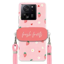 etui-do-xiaomi-13t-uchwyt-rozowy-sznurek-pink-fresh-fruits-truskawki-cute