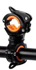 wodoodporny-uchwyt-zacisk-rowerowy-na-latarke-czarno-pomaranczowy