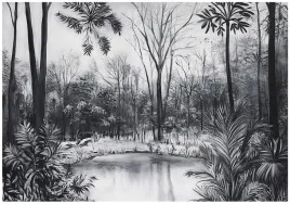 fototapeta-las-czarno-bialy-natura-sypialnia-salon-tapeta-flizelina-400x280