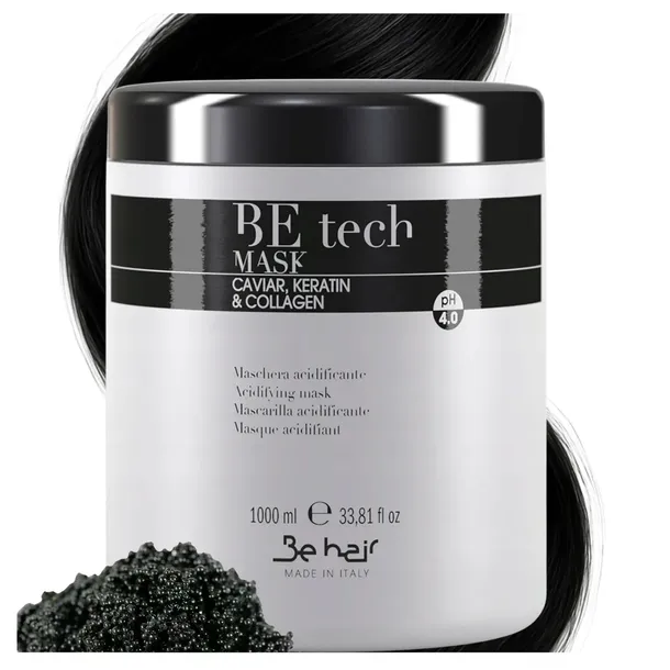 BE HAIR BE TECH Maska Zakwaszająca Do Włosów Acidifying Mask z KERATYNA 1L