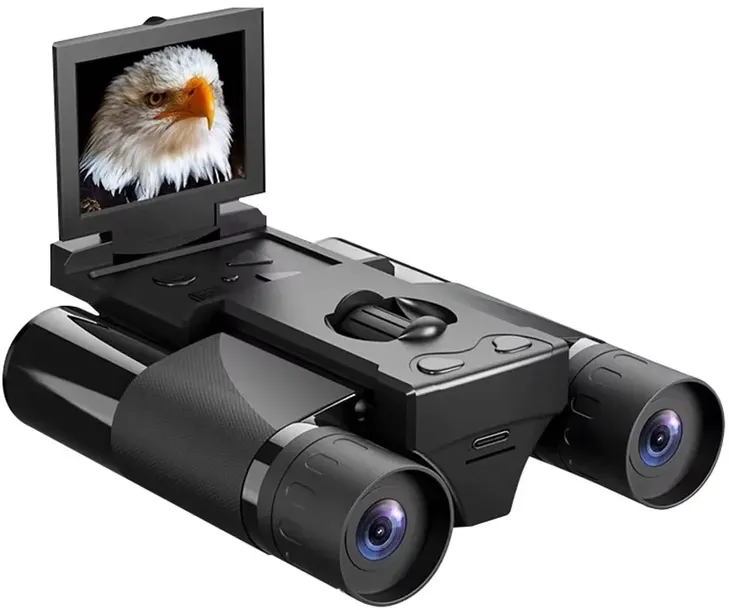 LORNETKA CYFROWA 2.5K UHD 10x25 ZOOM KAMERA APARAT ROZKŁADANY EKRAN LCD 3.2