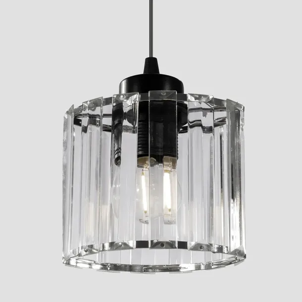 lampa-sufitowa-wiszaca-pojedyncza-glamour-czarna-black-app511-pomieszczenie-biuro-jadalnia-salon-sypialnia