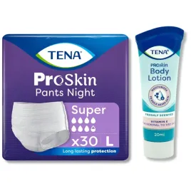 tena-pants-super-night-majtki-pieluchy-na-noc-dorosli-l-30szt-balsam-20ml