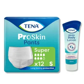 tena-pants-super-majtki-12szt-chlonne-s-dla-doroslych-noc-dzien-balsam-20ml