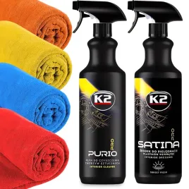 k2-purio-satina-4-mikrofibry-zestaw-do-czyszczenia-pielegnacji-auta