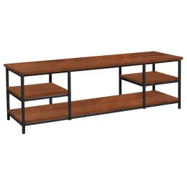 stolik-rtv-154-cm-sydney-iii-drewno-z-metalem-kolor-kasztan