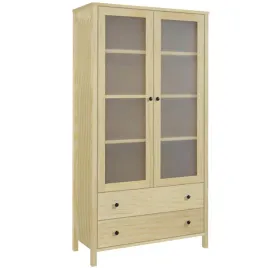 witryna-188x98-cm-prestige-z-litego-drewna-szklo-mleczne-kolor-sosnowy