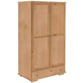 szafa-100-cm-z-drewna-litego-modern-z-szuflada-i-drazkiem-kolor-debowy