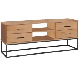 stolik-szafka-rtv-160-cm-sydney-ii-drewno-z-metalem-kolor-debowy
