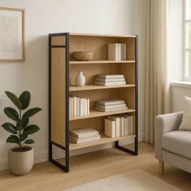 regal-148x94-z-drewna-litego-loft-wood-4-polki-kolor-debowy