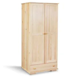 szafa-drewniana-80-cm-modern-z-szuflada-sosnowa