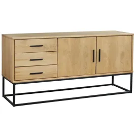 komoda-szafka-76-x-160-cm-z-drewna-loftowa-sydney-ii-szuflady-i-drzwiczki