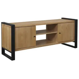 szafka-rtv-150-cm-industrialna-harbor-metal-i-lite-drewno