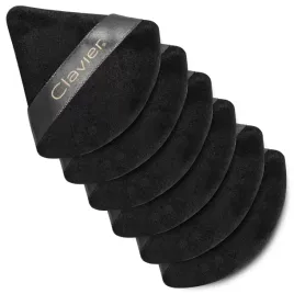puszek-do-pudru-czarny-clavier-6szt
