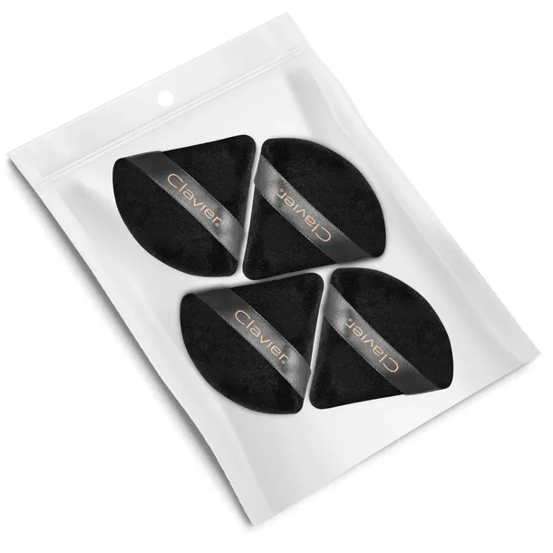 puszek-do-pudru-czarny-clavier-4szt-kod-producenta-5907996057283