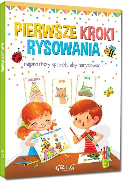 Pierwsze kroki rysowania 96 stron Książka z ćwiczeniami do nauki rysowania