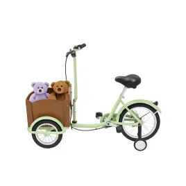rower-trojkolowy-dzieciecy-12-16-cali-z-koszem-skladany-zielony