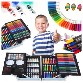 zestaw-plastyczny-145-el-w-walizce-aluminiowej-kredki-farby-pisaki