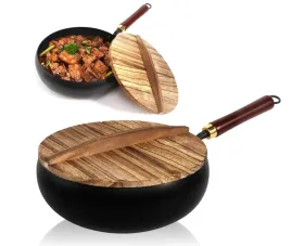 zeliwny-wok-patelnia-28-cm-z-drewniana-pokrywa-indukcja