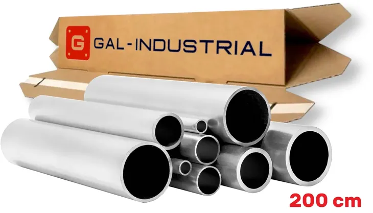 ALUMINIOWA RURA OKRĄGŁA 25x1 mm 200 cm RURKA OKRĄGŁA FI 25 CIĘCIE NA WYMIAR
