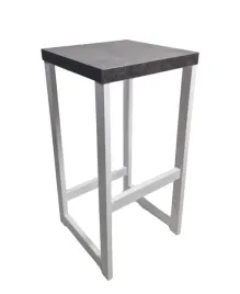 hoker-metalowy-bialy-loft-70cm-siedzisko-plyta-atelier-35x35